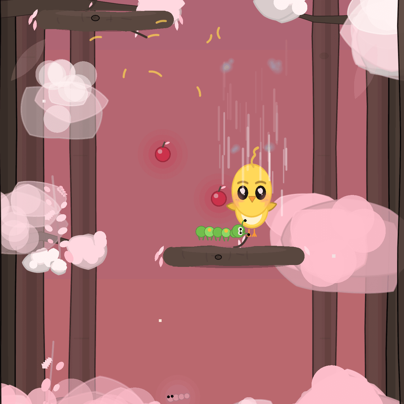 Sakura Gardens biome — pink cherry blossom forest