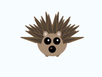 Hedgehog — Spiky but friendly