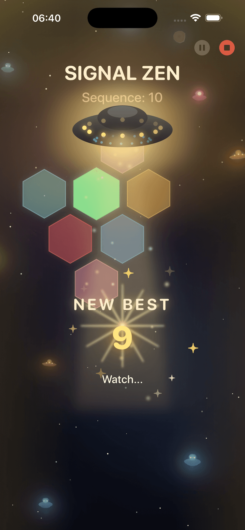 Signal Zen UFO sequence