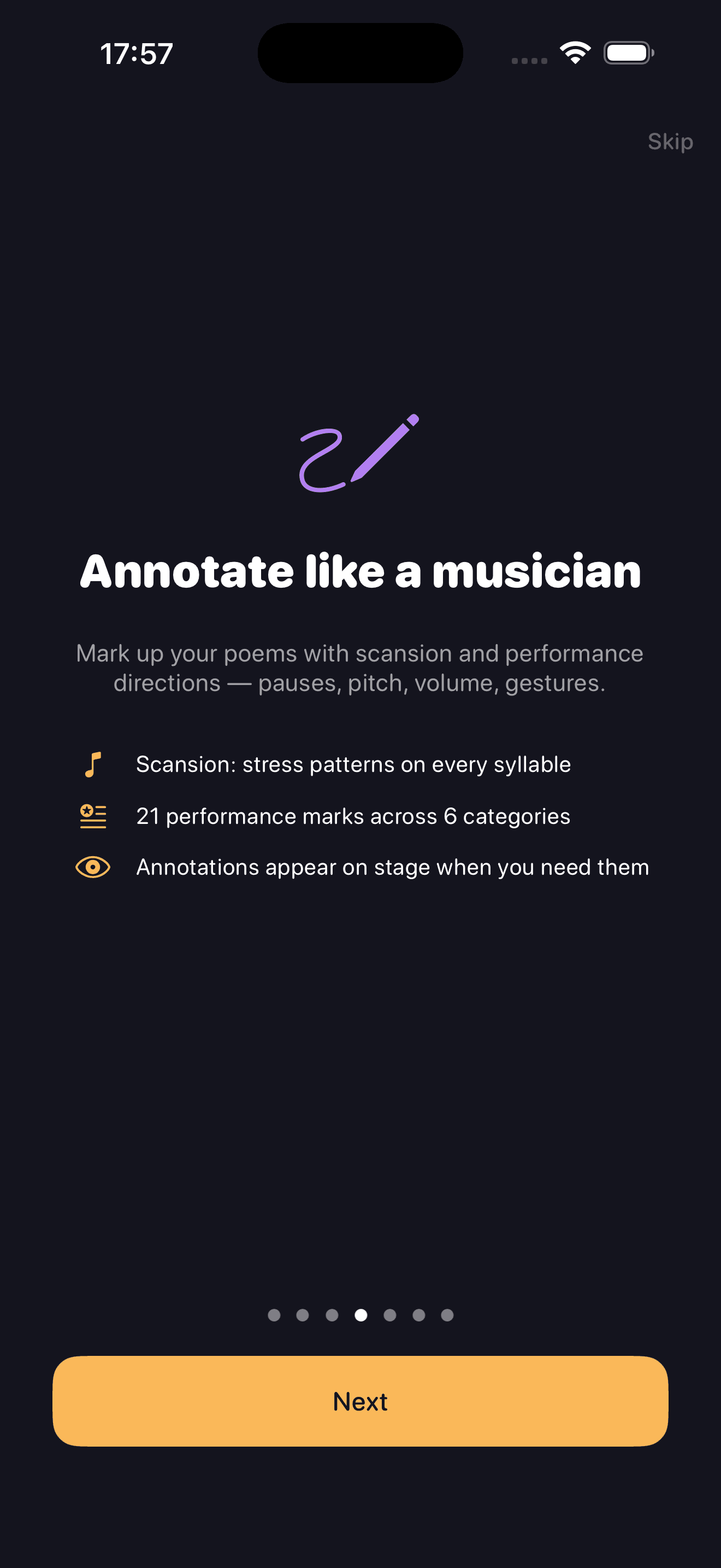Annotate your poems