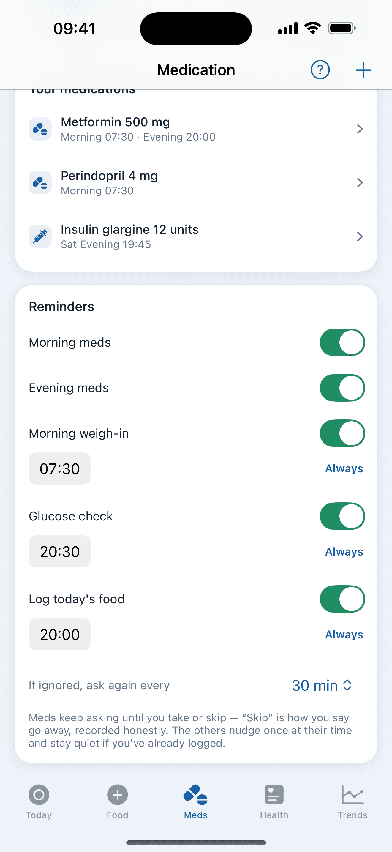 Nudges on Your Schedule