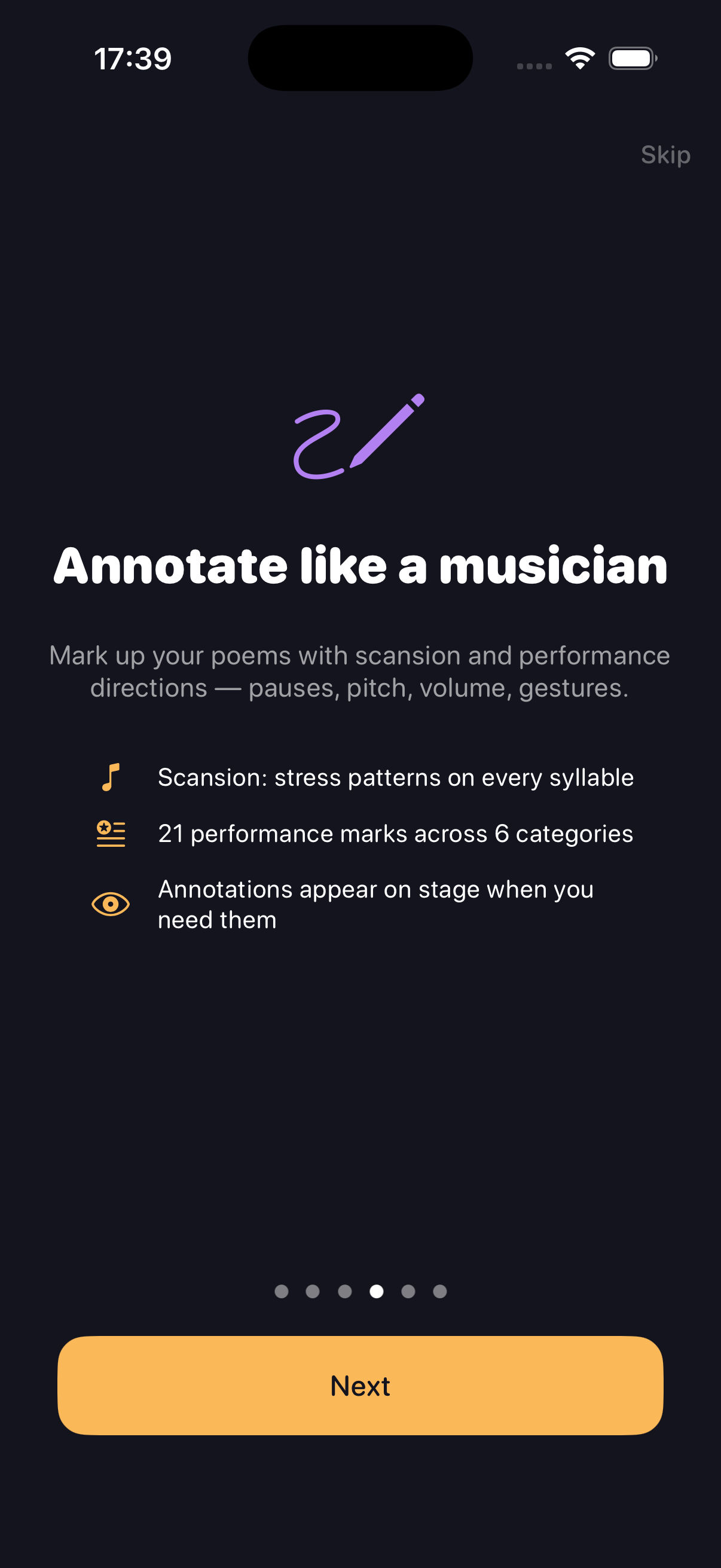 Annotate your poems